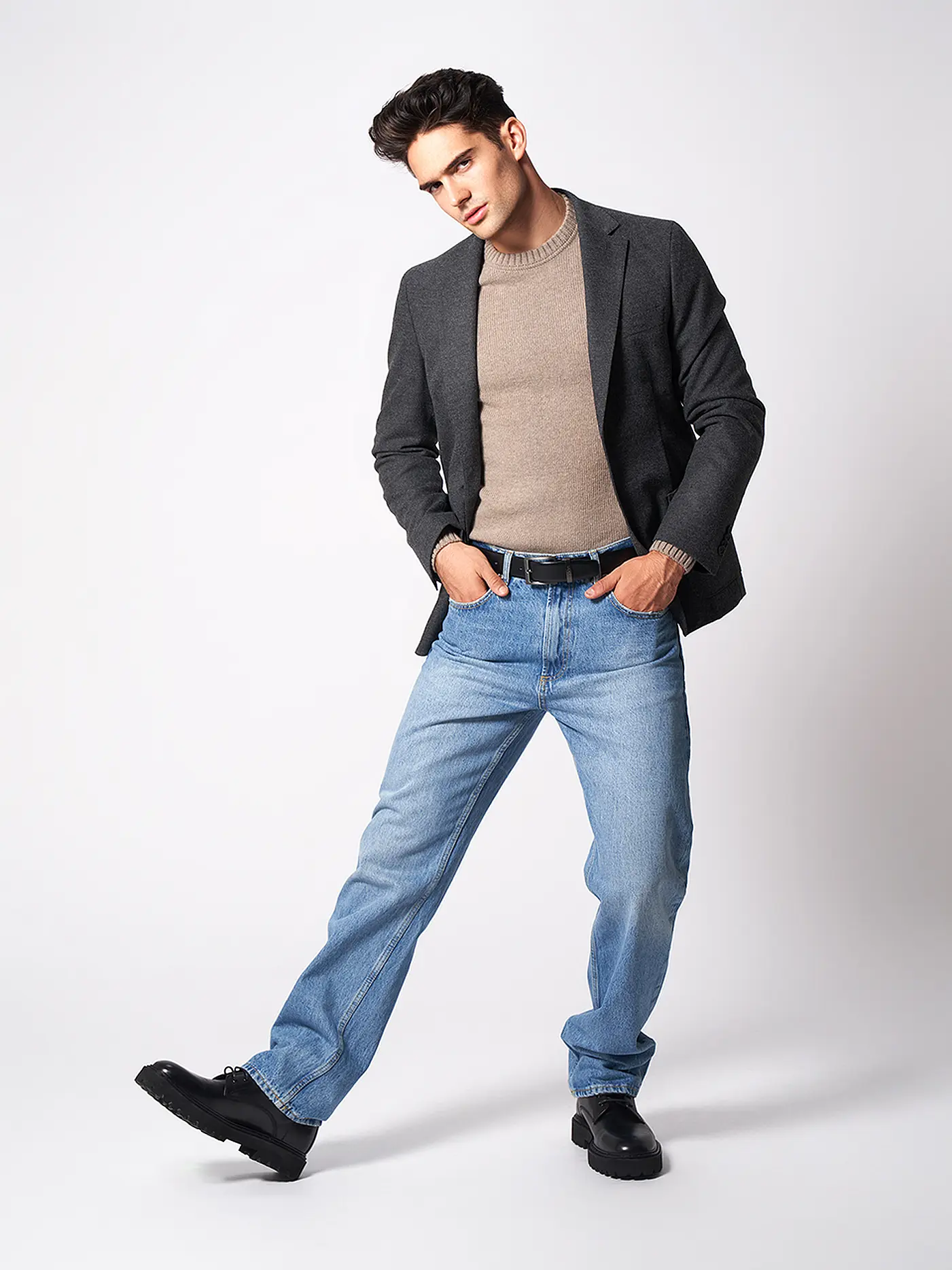 EIGHTYFIVE | Jeans Straight Fit DISTRESSED | 